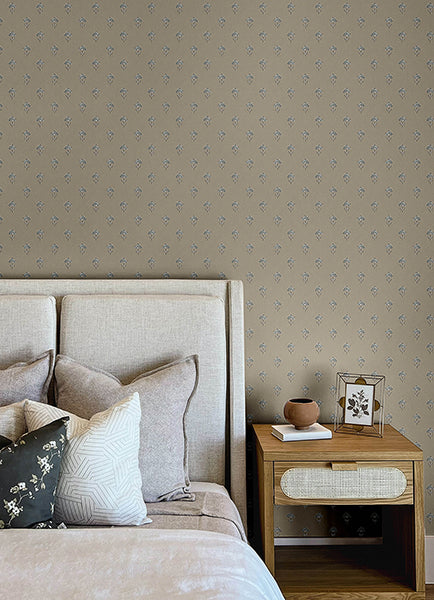 Chesapeake 4148-27460 Surdiva Stone Floral Fan Wallpaper