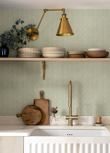 Chesapeake 4148-27472 Coleus Sage Leaves Wallpaper