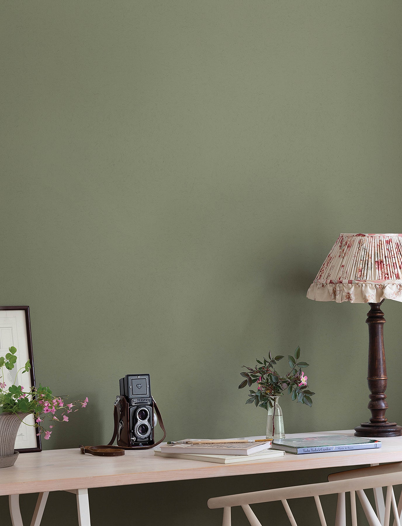 A-Street Prints 4153-77007 Parget Skog Olive Textured Wallpaper