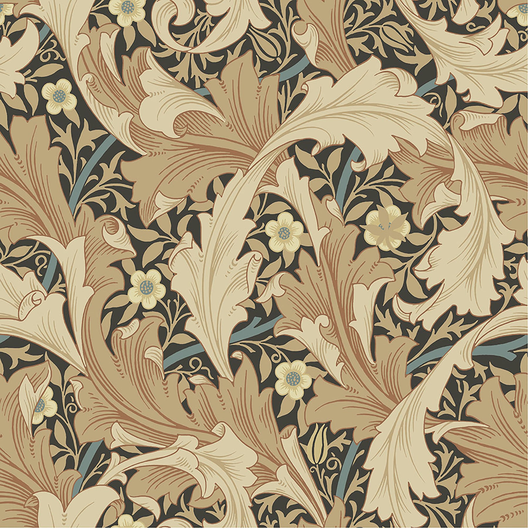 A-Street Prints 4153-82015 Granville Apricot Leafy Vine Wallpaper