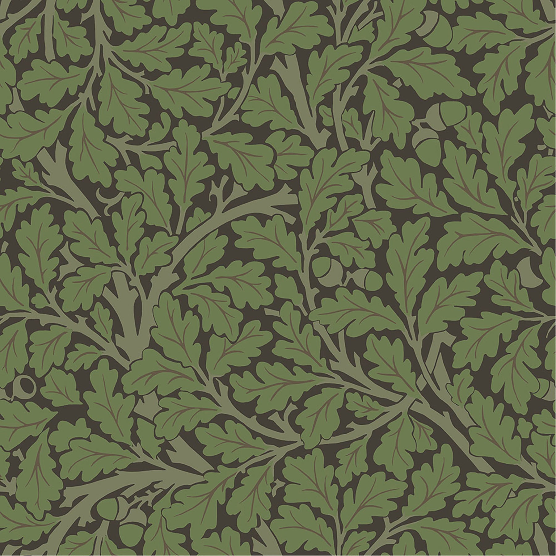 A-Street Prints 4153-82030 Oak Tree Black Leaf Wallpaper