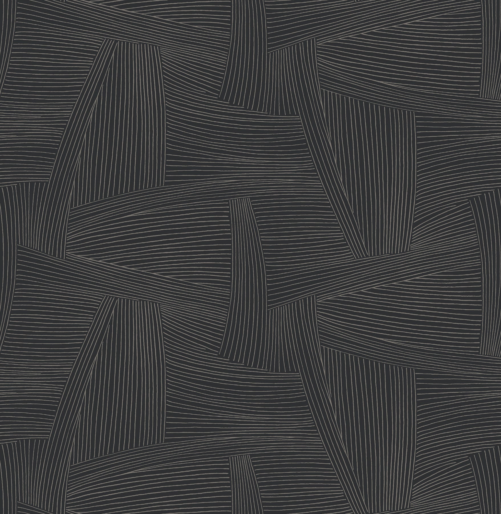 A-Street Prints 4155-27330 Reid Black Woven Geometric Wallpaper