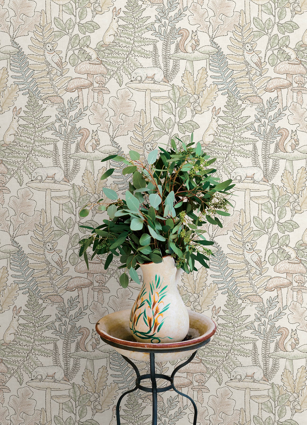 Chesapeake 4169-83101 Holt Pastel Woodland Wallpaper
