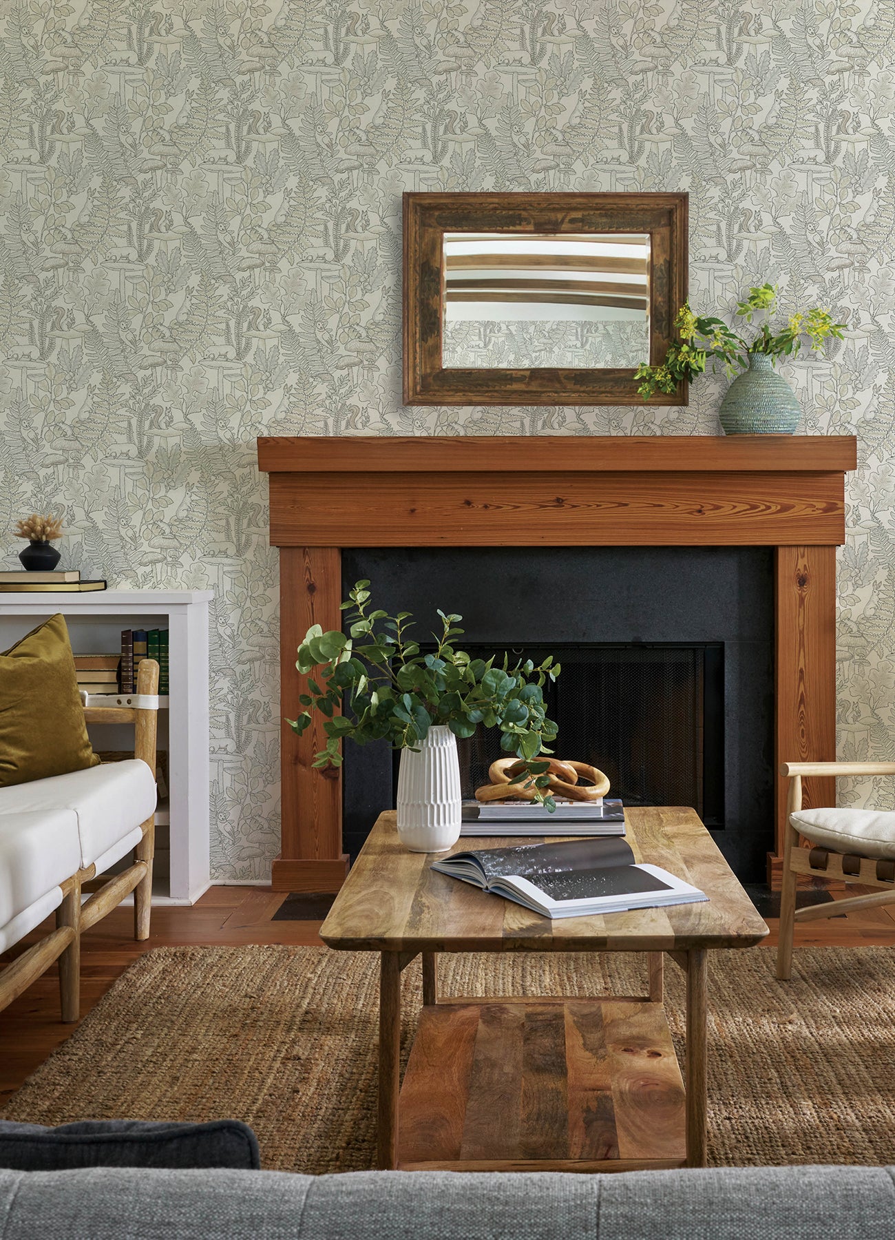 Chesapeake 4169-83103 Holt Neutral Woodland Wallpaper