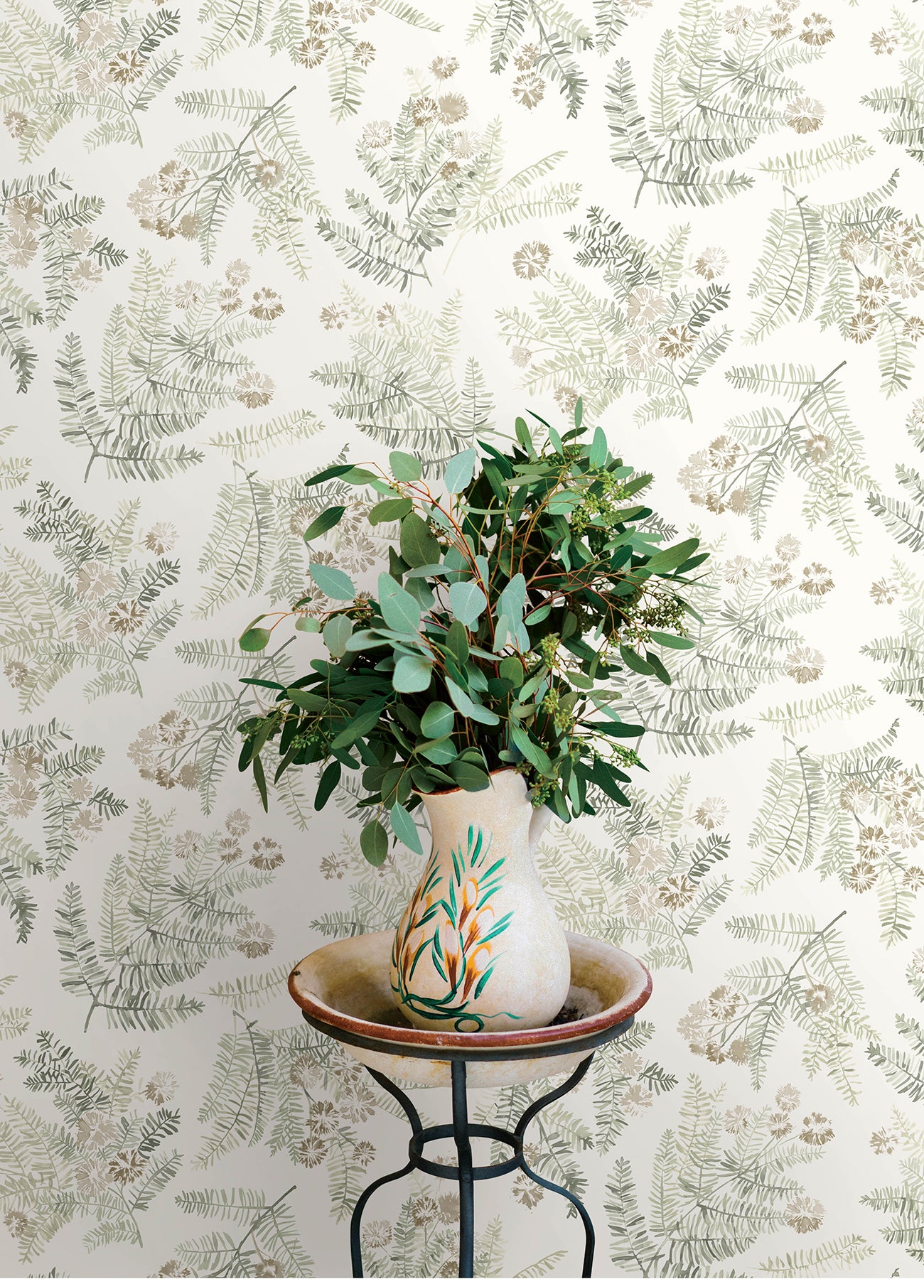 Chesapeake 4169-83105 Frith Green Botanical Wallpaper