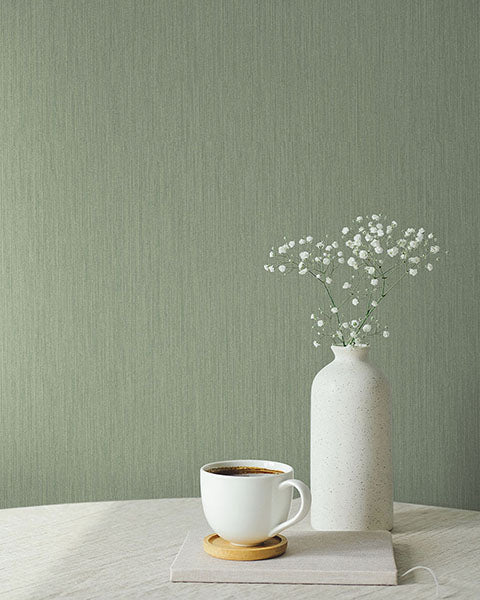 A-Street Prints 4171-17220 Midolin Oregano Green Texture Wallpaper