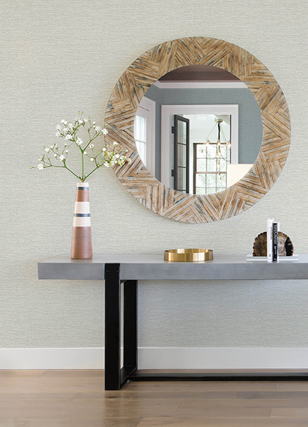 A-Street Prints 4172-27528 Malin Neutral Faux Grasscloth Wallpaper