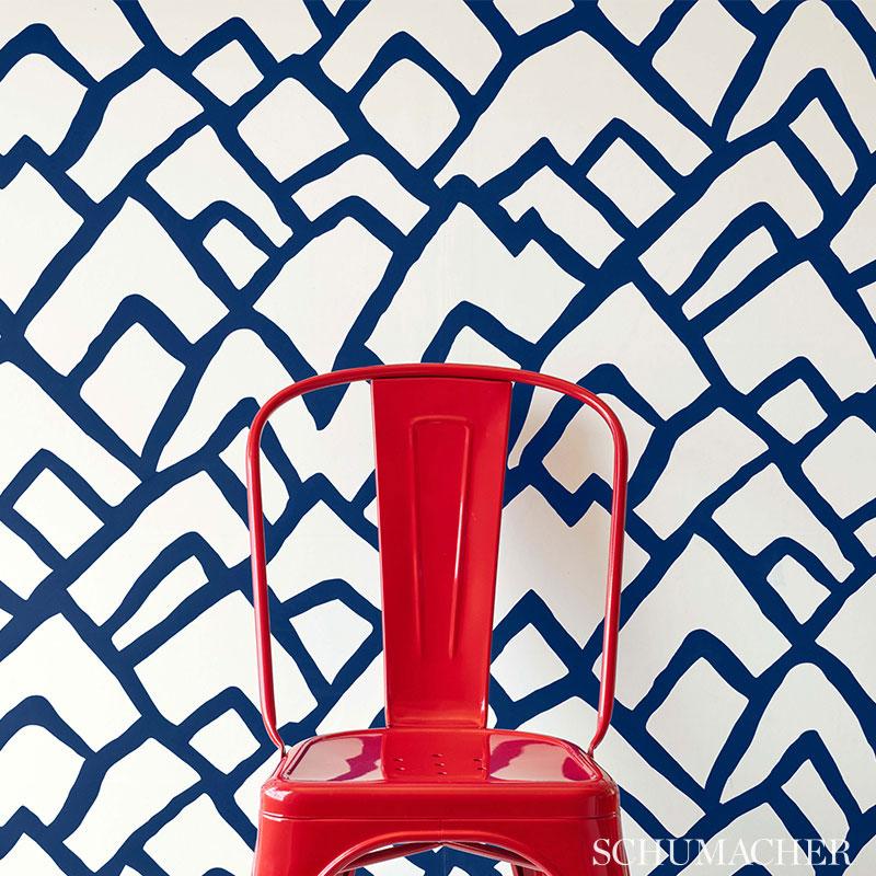 Schumacher 5003307 Zimba Marine Wallpaper