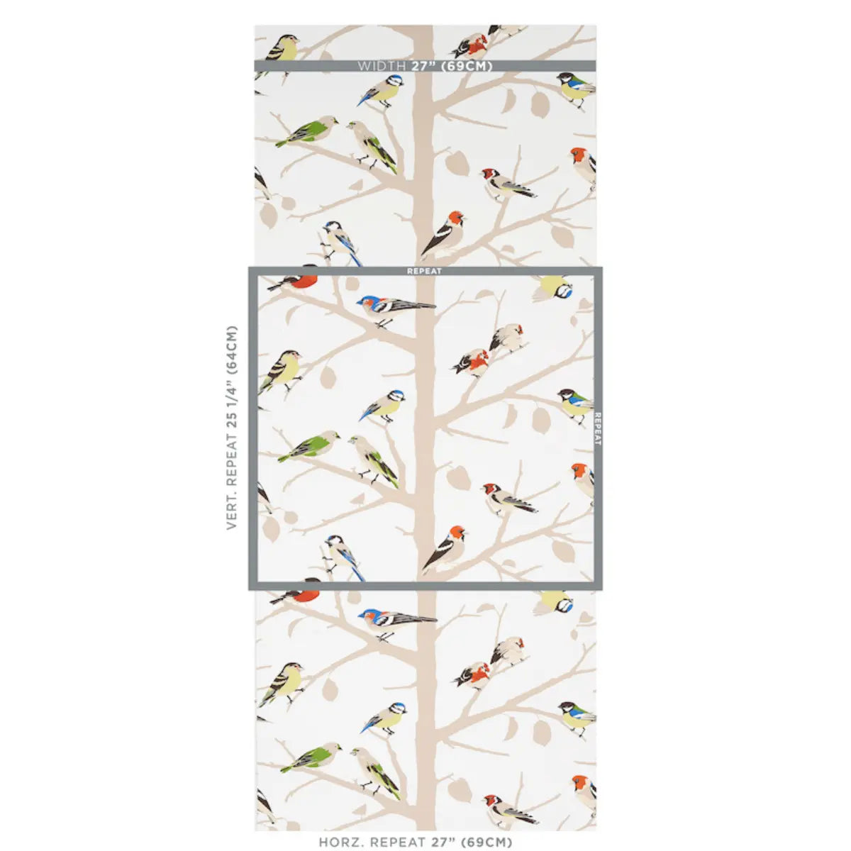 Schumacher 5005031 A-Twitter Summer Wallpaper