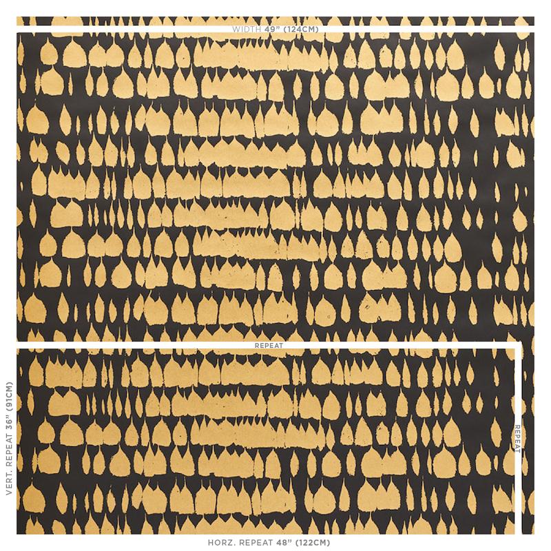 Shumacher 5005884 Queen of Spain Gold Wallpaper