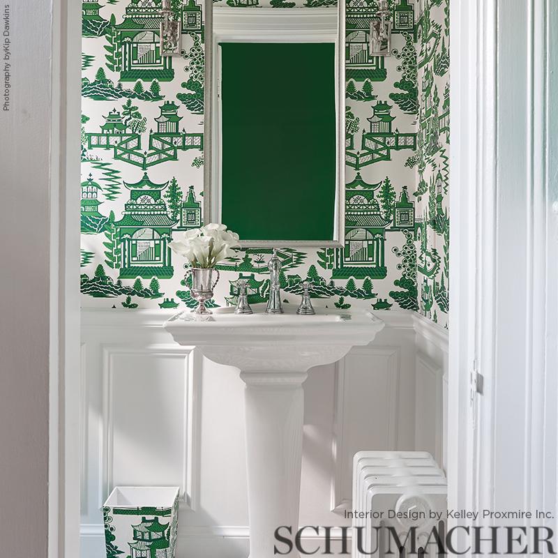 Schumacher 5006912 Nanjing Jade Wallpaper
