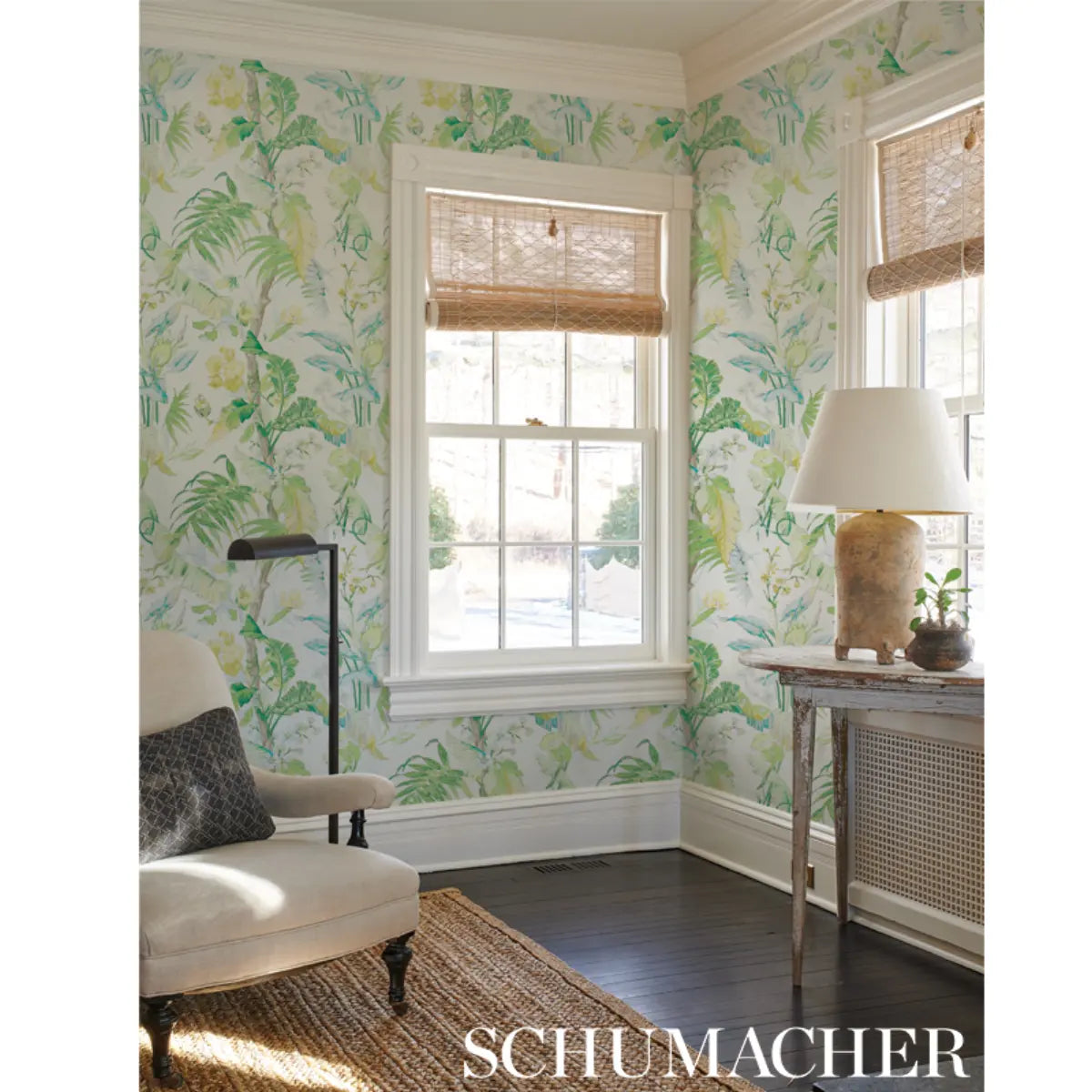 Schumacher 5010480 Tropique Citron Wallpaper