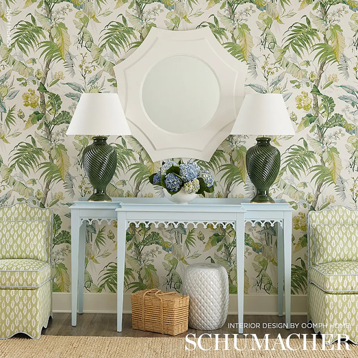 Schumacher 5010480 Tropique Citron Wallpaper