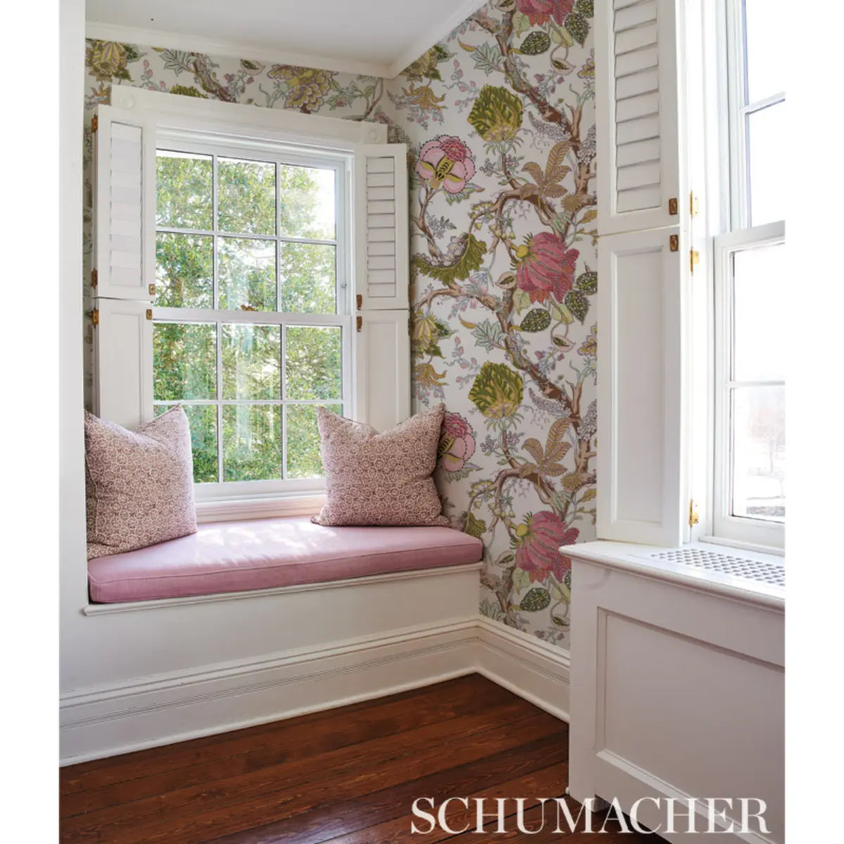 Schumacher 5010491 Indian Arbre Floral Wallpaper