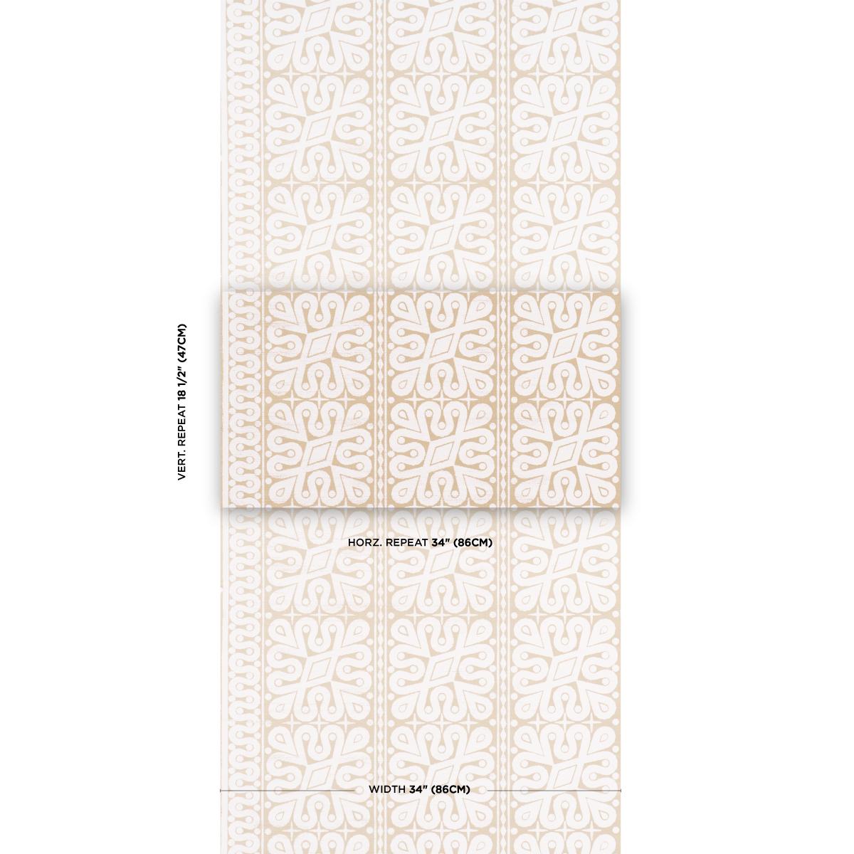 Schumacher 5015411 Borneo Grasscloth White Wallpaper