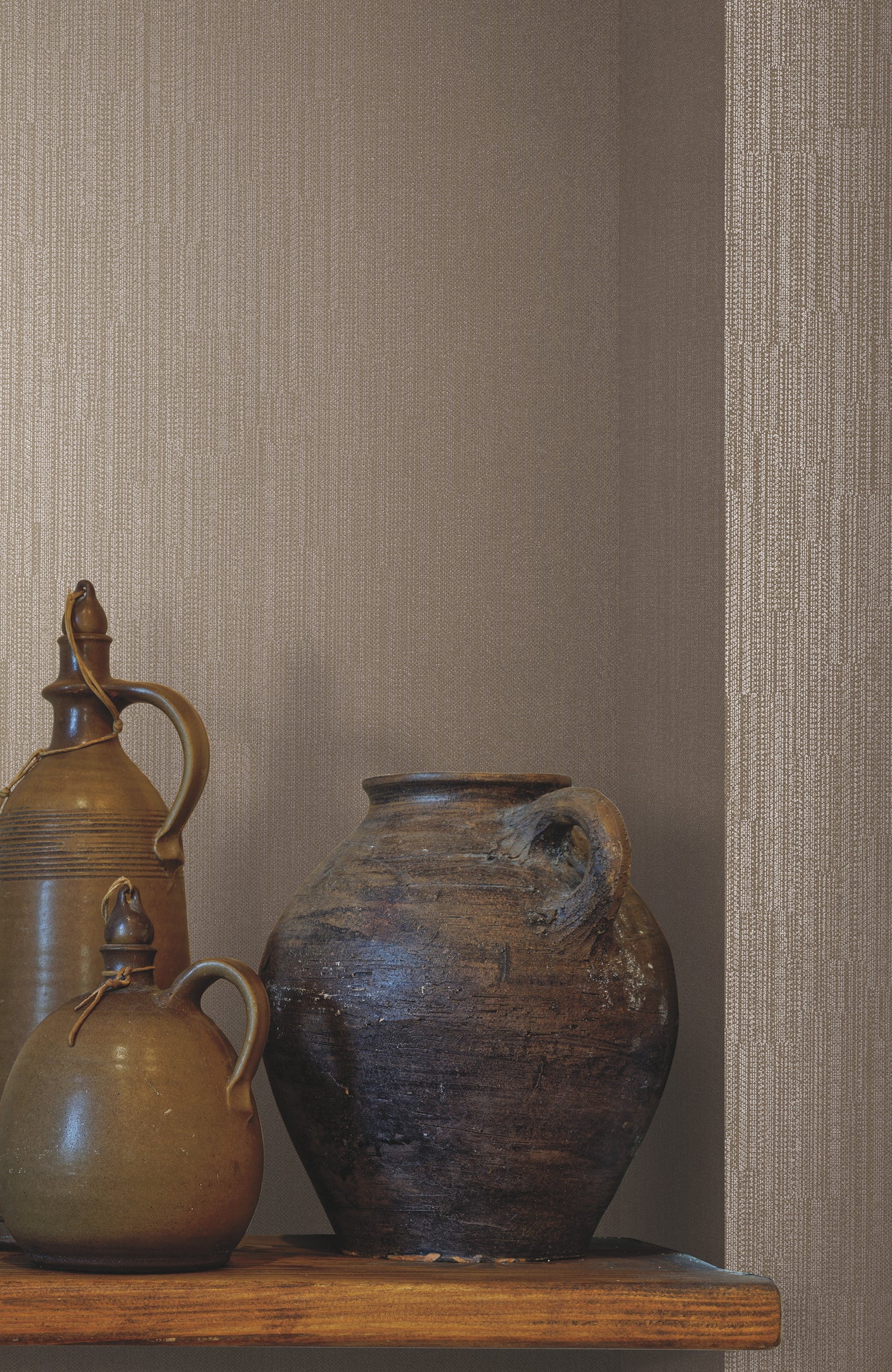 York Wallcoverings 5854 Weekender Weave Beige Wallpaper
