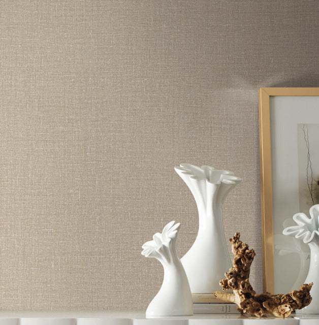 York 5981 Gesso Weave Wallpaper