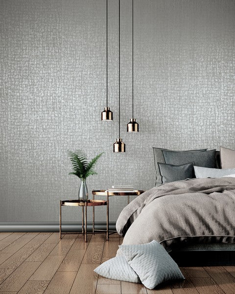 Galerie Wallcoverings 64280 Zeus Slate Grey Wallpaper