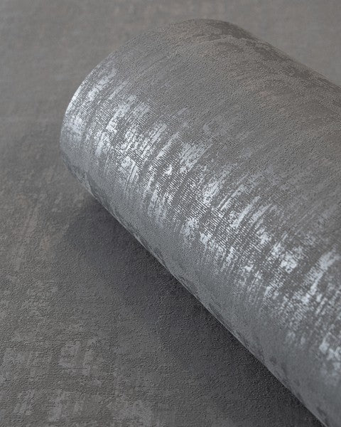 Galerie Wallcoverings 64280 Zeus Slate Grey Wallpaper