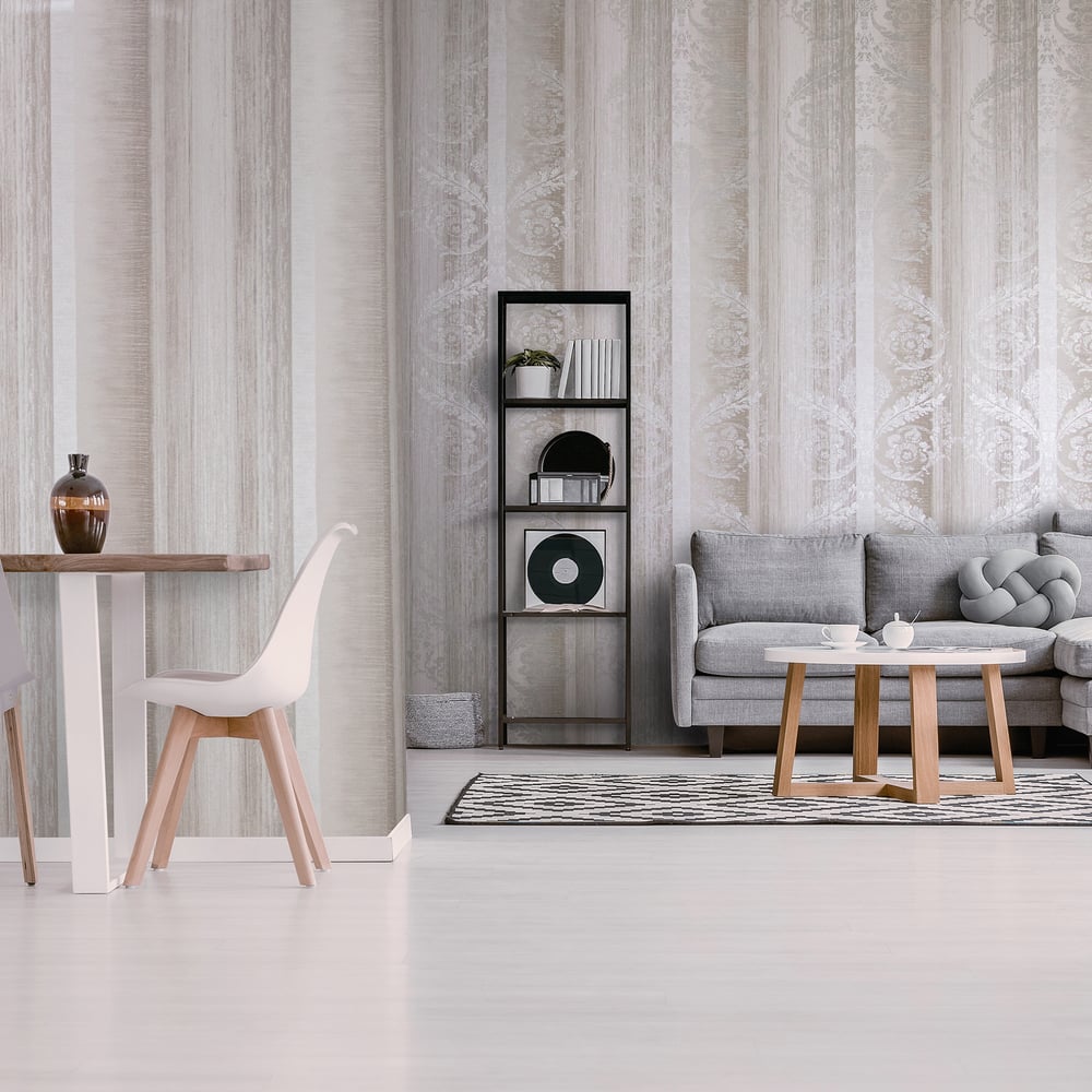 Galerie Wallcoverings 64287 Poseidon Stone Gray Wallpaper