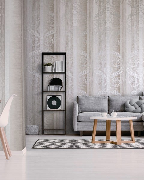 Galerie Wallcoverings 64288 Nerites Stone Gray Wallpaper