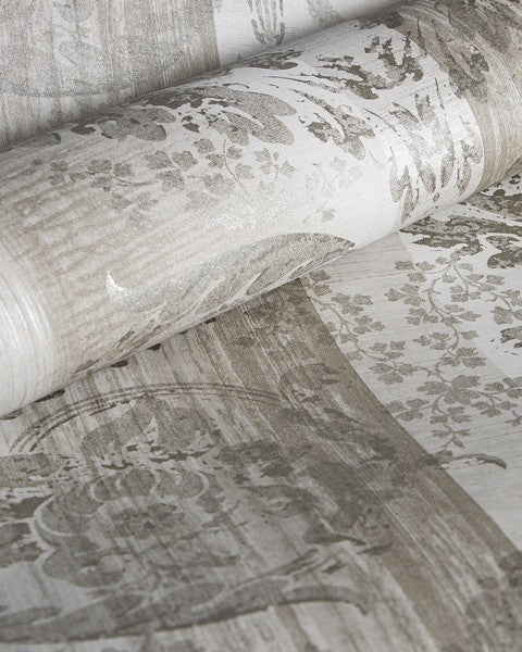 Galerie Wallcoverings 64288 Nerites Stone Gray Wallpaper