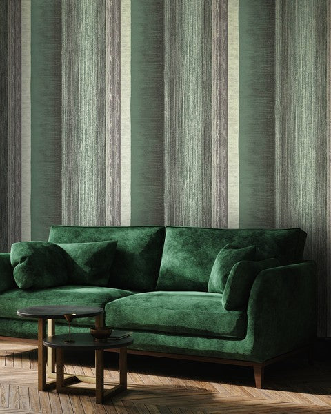 Galerie Wallcoverings 64292 Poseidon Woody Green Wallpaper