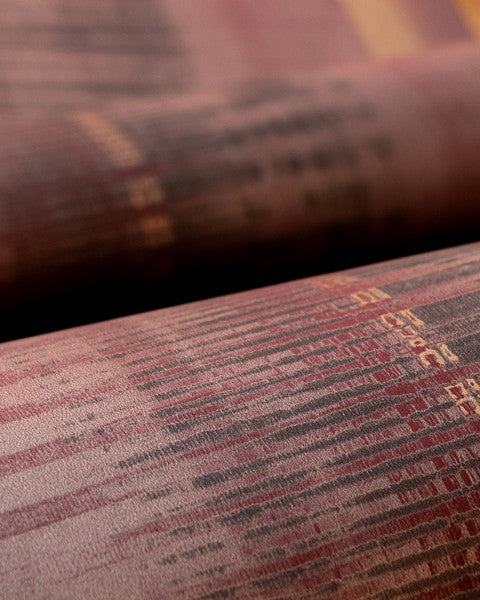 Galerie Wallcoverings 64294 Hermes Rubi Red Wallpaper