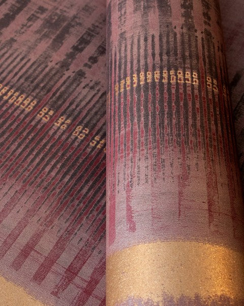 Galerie Wallcoverings 64294 Hermes Rubi Red Wallpaper