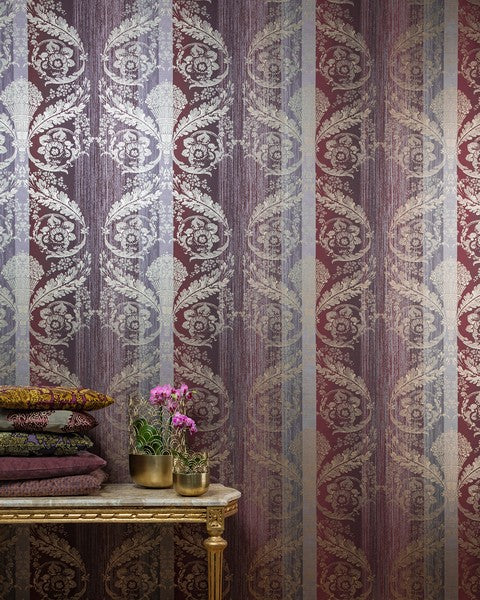 Galerie Wallcoverings 64295 Nerites Rubi Red Wallpaper