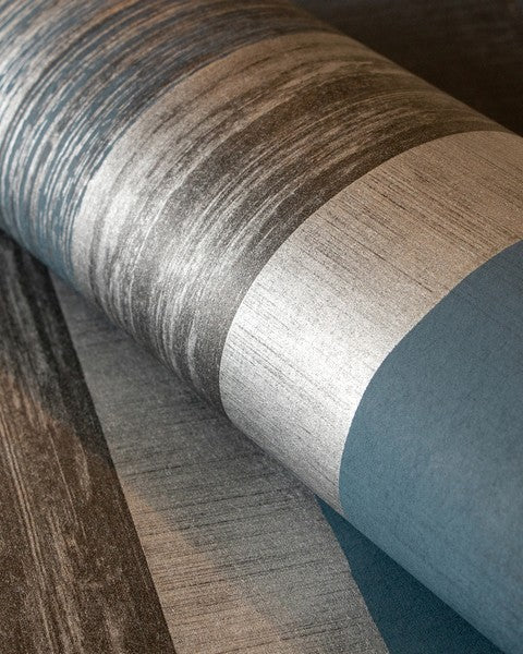 Galerie Wallcoverings 64298 Poseidon Midnight Blue Wallpaper