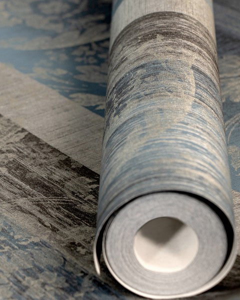 Galerie Wallcoverings 64300 Nerites Midnight Blue Wallpaper