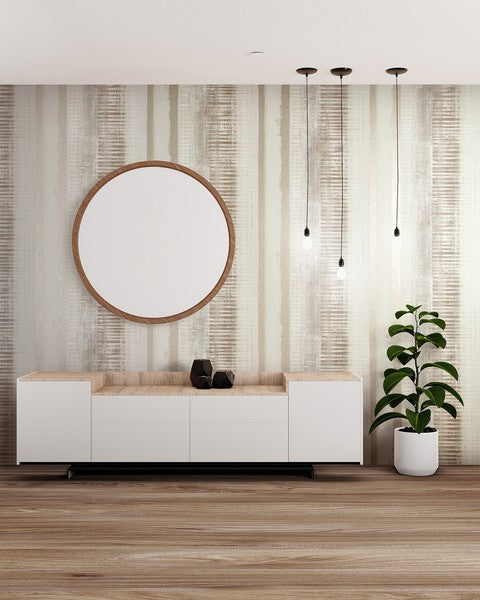 Galerie Wallcoverings 64321 Hermes Warm Gray Wallpaper