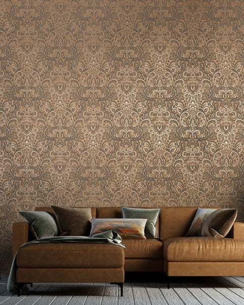 Galerie Wallcoverings 64329 Ares Burly Wood Wallpaper