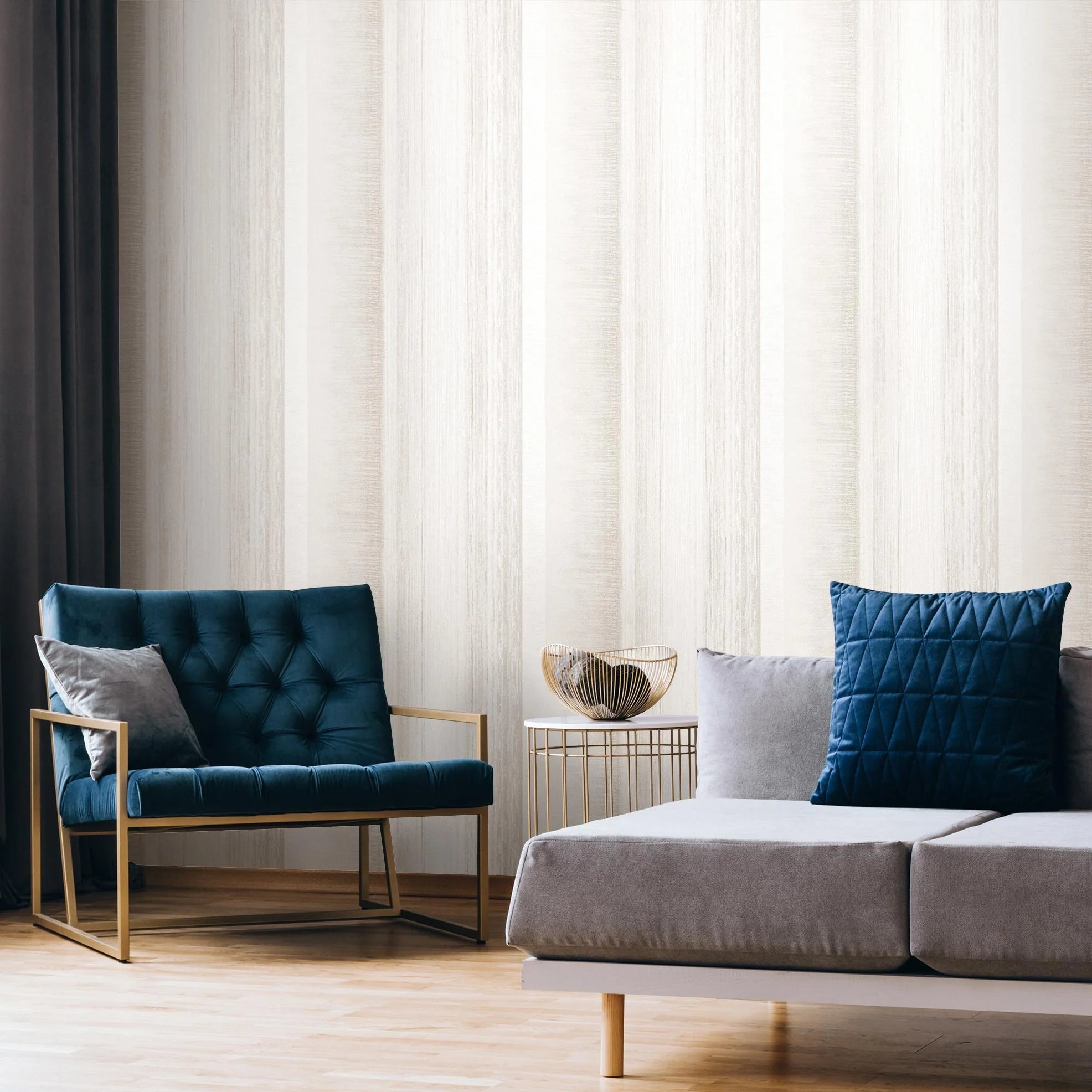 Galerie Wallcoverings 64272 Poseidon Cream Wallpaper