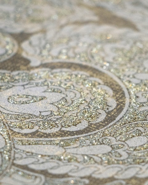 Galerie Wallcoverings 81196 Aphrodite Brown Wallpaper