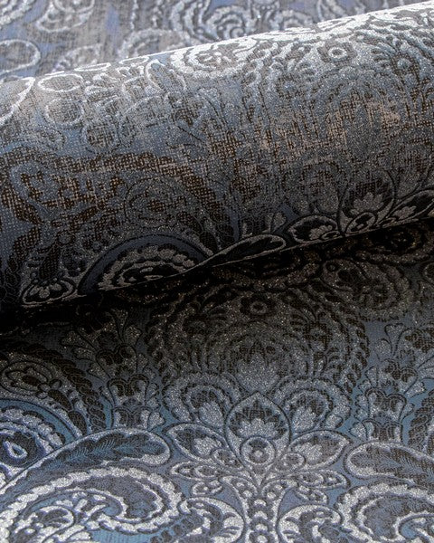Galerie Wallcoverings 81198 Aphrodite Midnight Blue Wallpaper