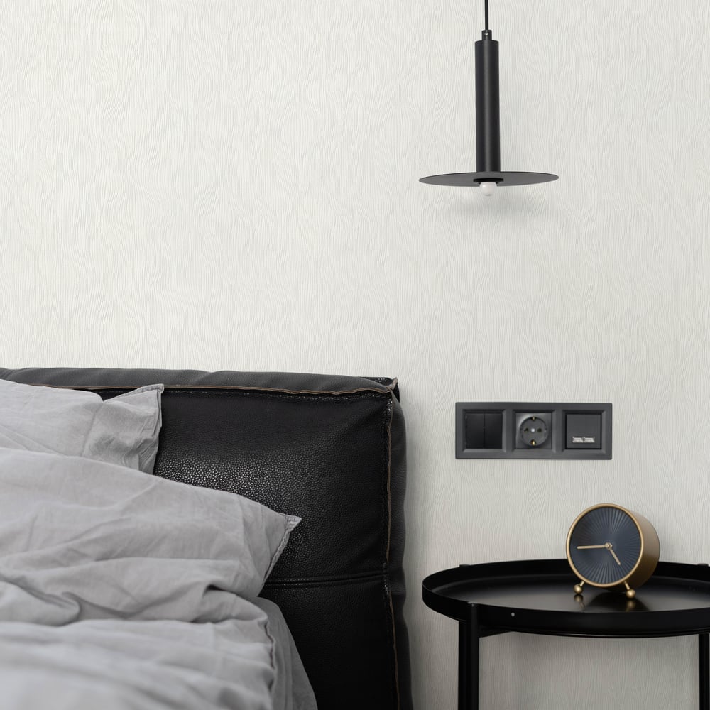 Galerie wallcoverings 95062 River White Wallpaper