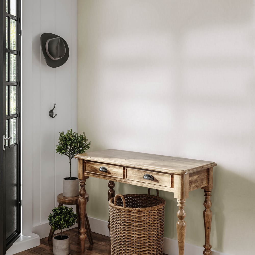 Galerie Wallcoverings 95078 Linen White Wallpaper