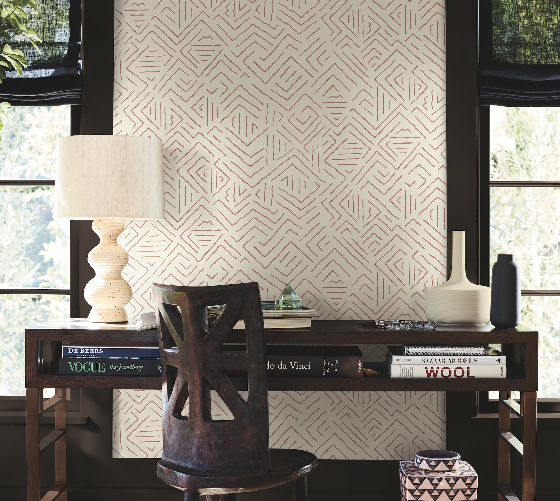 York Wallcoverings AB3086 Sirih Sedona Wallpaper