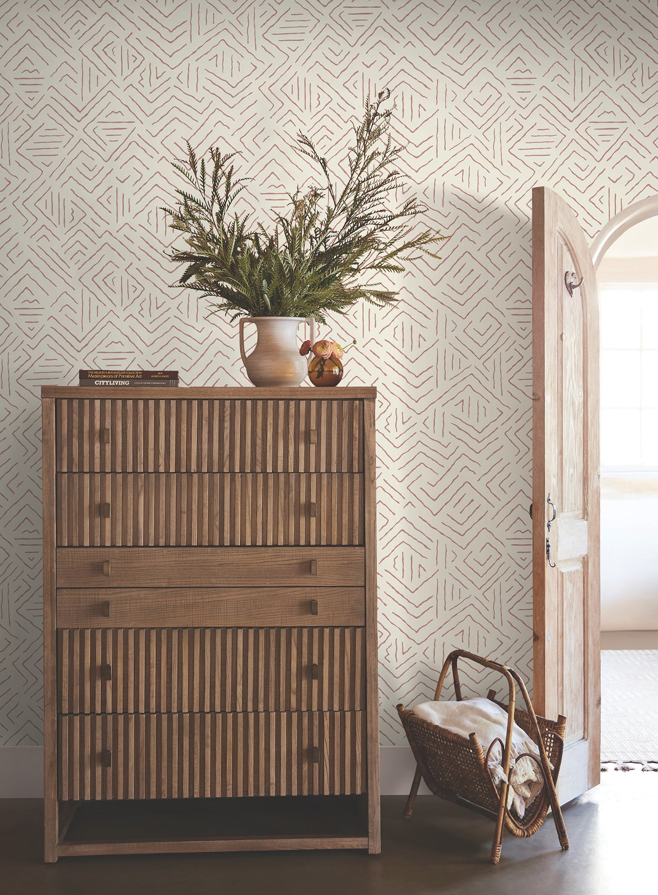 York Wallcoverings AB3086 Sirih Sedona Wallpaper