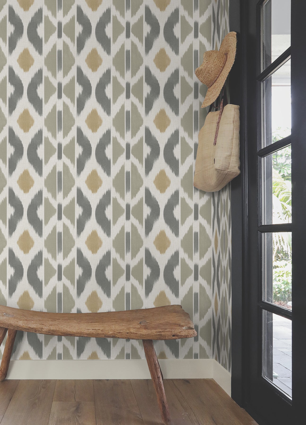 York Wallcoverings AB3095 Patan Taupe Wallpaper