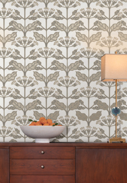 York Wallcoverings AC9114 Tracery Blooms Wallpaper