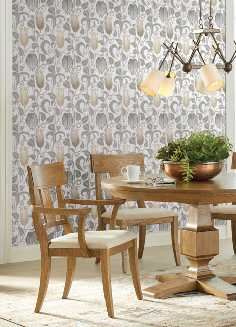 York Wallcoverings AC9204 Canterbury Bells Wallpaper