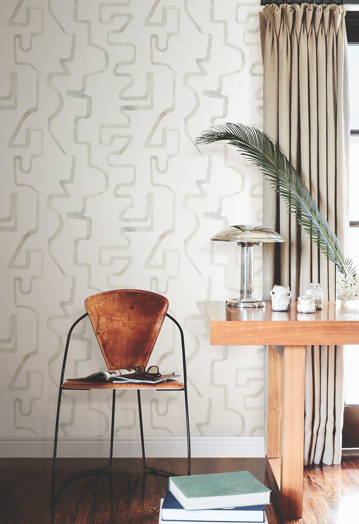 York Wallcoverings AG2053 Abstract Aura Neutral Wallpaper