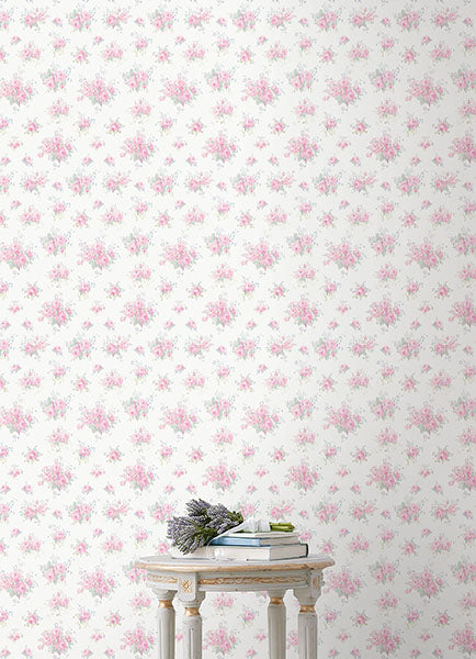 A-Street Prints AST6444 Padasena Ikat Breezy Pastel Wallpaper