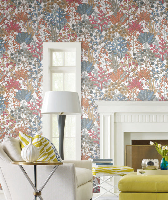York Wallcoverings BL1813 Coral Forest Floor Wallpaper