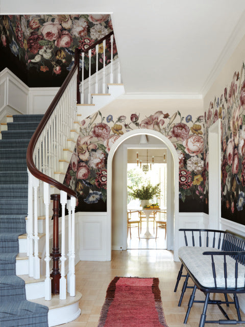 York Wallcoverings BL1821M Taupe Rachel Rose Wall Mural