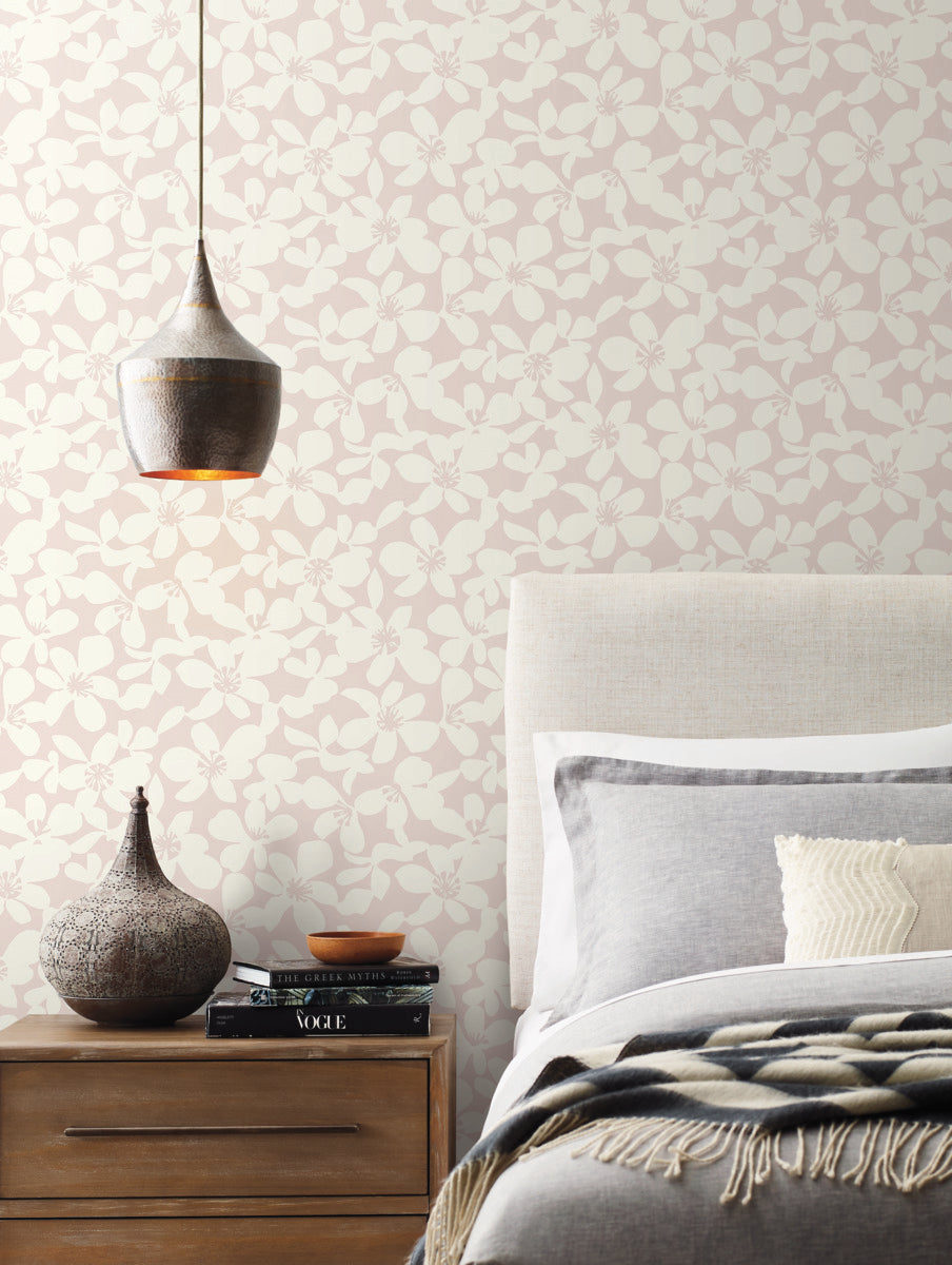 York Wallcoverings BO6685 Free Spirit Pink Wallpaper