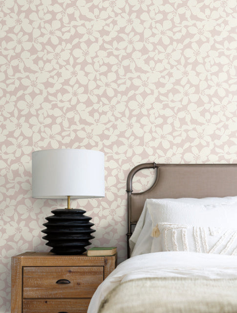 York Wallcoverings BO6685 Free Spirit Pink Wallpaper